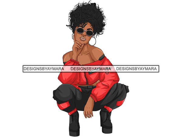 Afro Woman SVG Goddess  Beautiful Black African American Ethnicity Queen Diva Classy Lady fabulous  .EPS .PNG Vector Clipart Digital Circuit Cut Cutting