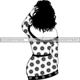 Afro Latina Woman SVG Cutting Files For Silhouette Cricut and More