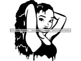 Afro Beautiful Black Woman SVG African American Ethnicity Afro Puffy Hairstyle Beauty Salon Queen Diva Classy Lady  Beautiful People Beauty Salon Princess