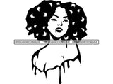 Afro Beautiful Black Woman SVG African American Ethnicity Afro Puffy Hairstyle Beauty Salon Queen Diva Classy Lady  Beautiful People Beauty Salon Princess