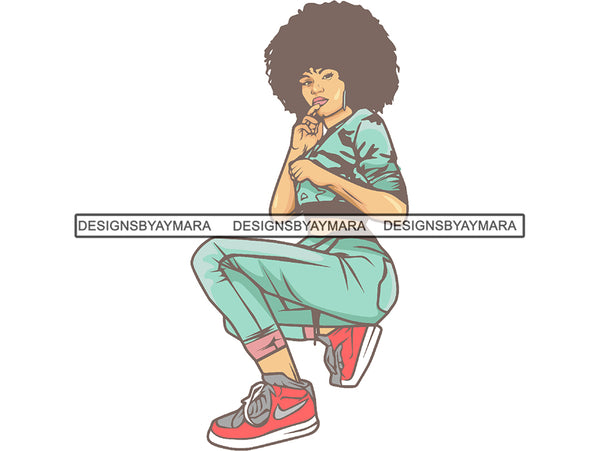 Afro Woman SVG African American Ethnicity fabulous Glamour Black Classy Lady Fashion Afro Puffy Hairstyle Beauty Salon Queen Diva Classy Lady  Beautiful People Princess