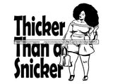 Afro Thick BBW Woman SVG African American Ethnicity Afro Puffy Hair Queen Diva Classy Lady  Beautiful Big And Bougie SVG PNG JPG EPS Vector Clipart Cricut Cutting Cut