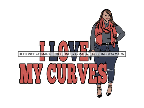 Plus Size Curvy Woman Thick Goddess BBW African American Ethnicity Queen Diva Classy Lady .SVG .PNG .JPG Vector Clipart Not For Cutting
