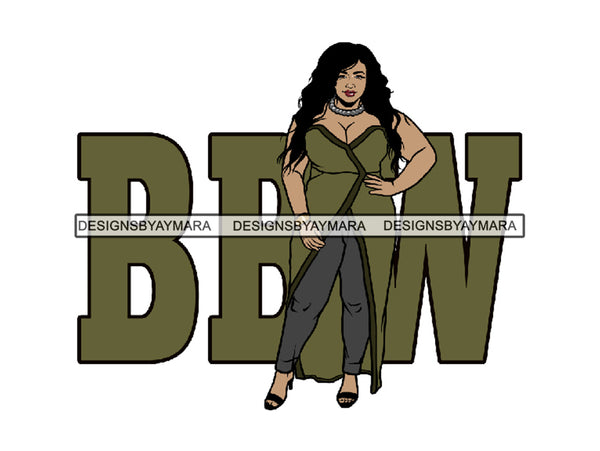 Plus Size Curvy Woman Thick Goddess BBW African American Ethnicity Que ...