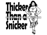 Afro Thick BBW Woman SVG African American Ethnicity Afro Puffy Hair Queen Diva Classy Lady  Beautiful Big And Bougie SVG PNG JPG EPS Vector Clipart Cricut Cutting Cut