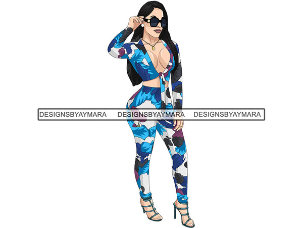 Pretty Woman Goddess Sexy Queen Diva Classy Lady .JPG .EPS .PNG Vector Clipart Not For Cutting