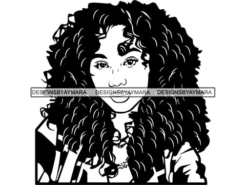 Afro Beautiful Black Woman SVG African American Ethnicity Afro Puffy Hairstyle Beauty Salon Queen Diva Classy Lady  Beautiful People Beauty Salon Princess