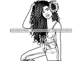Afro Beautiful Black Woman SVG African American Ethnicity Afro Puffy Hairstyle Beauty Salon Queen Diva Classy Lady  Beautiful People Beauty Salon Princess