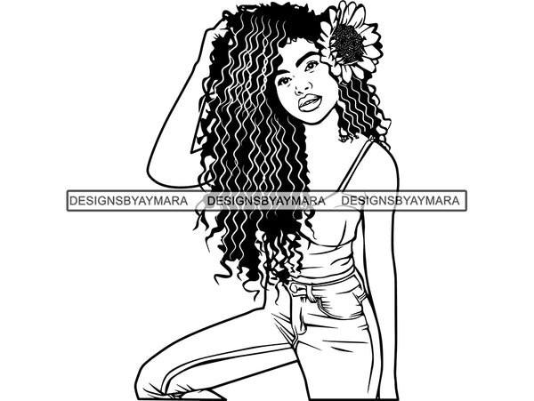 Afro Beautiful Black Woman SVG African American Ethnicity Afro Puffy Hairstyle Beauty Salon Queen Diva Classy Lady  Beautiful People Beauty Salon Princess