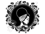 Afro Beautiful Black Woman SVG African American Ethnicity Afro Puffy Hairstyle Beauty Salon Queen Diva Classy Lady  Beautiful People Beauty Salon Princess