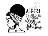 Afro Beautiful Black Woman SVG African American Ethnicity Afro Puffy Hairstyle Beauty Salon Queen Diva Classy Lady  Beautiful People Beauty Salon Princess