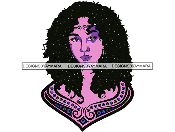 Afro Beautiful Black Woman SVG African American Ethnicity Afro Puffy Hairstyle Beauty Salon Queen Diva Classy Lady  Beautiful People Beauty Salon Princess