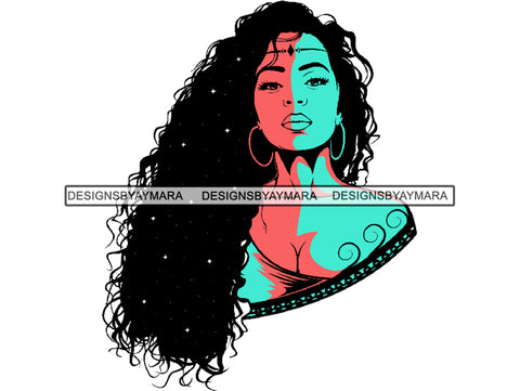 Afro Beautiful Black Woman SVG African American Ethnicity Afro Puffy Hairstyle Beauty Salon Queen Diva Classy Lady  Beautiful People Beauty Salon Princess