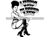 Afro Beautiful Black Woman SVG African American Ethnicity Afro Puffy Hairstyle Beauty Salon Queen Diva Classy Lady  Beautiful People Beauty Salon Princess