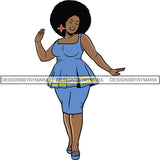 Afro Caribbean Aruba Goddess SVG Cutting Files For Silhouette Cricut and More