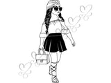 Afro Beautiful Black Woman SVG African American Ethnicity Afro Puffy Hairstyle Beauty Salon Queen Diva Classy Lady  Beautiful People Beauty Salon Princess