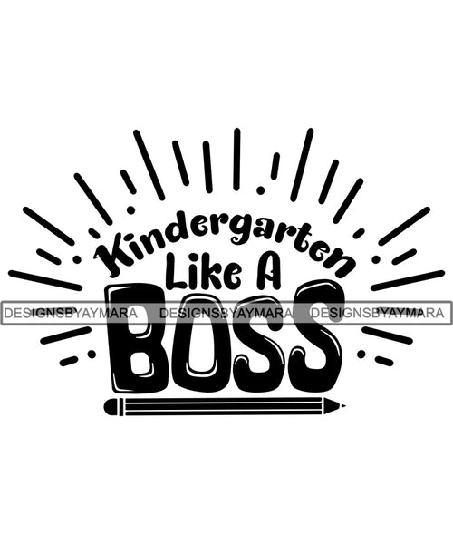 Back to School Cute Quotes .SVG Cut Files for Silhouette and Cutting