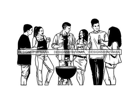 Barbecue Reunion SVG Cut Files For Silhouette and Cricut