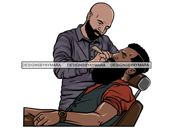 Barbershop #4 PNG Files For Print