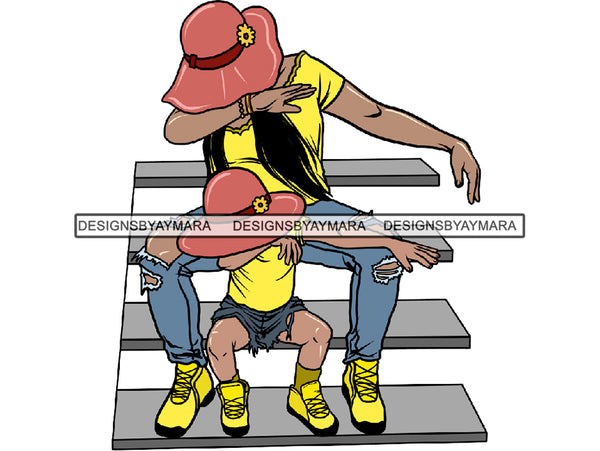 Happy Mother's Day Beautiful Woman Mom Child Love Goddess .SVG .EPS .PNG Vector Clipart Not For Cutting