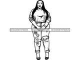 Afro Beautiful Black Woman SVG BBW African American Ethnicity Afro Puffy Hairstyle Beauty Salon Queen Diva Classy Lady  .SVG .EPS .PNG Vector Clipart Digital Cricut Circuit Cut Cutting