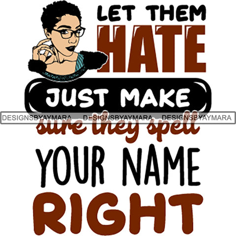 Afro Boss Lady Lord Life Quotes SVG Files For Cutting and More