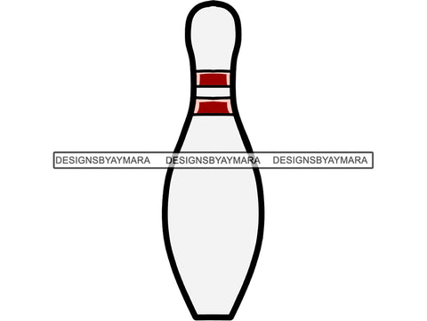 Bowling King Winner Sport Champion Varsity Player Game Ball Crown Gold Strike Trophy Tournament .PNG .SVG Clipart Vector Cricut Cut Cutting