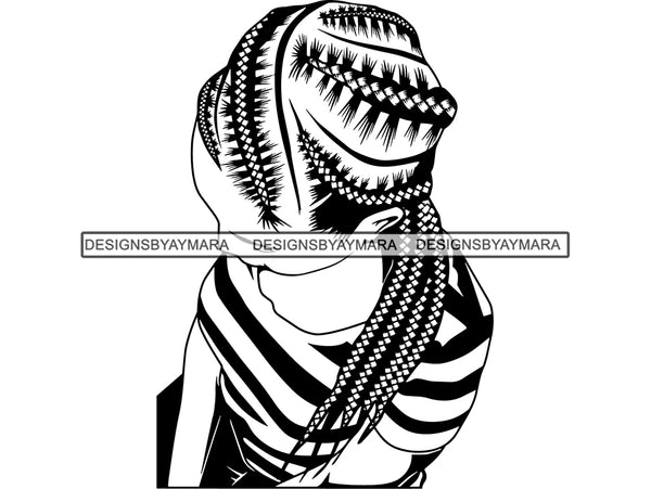 Afro Woman SVG Braids Dreads Hairstyle Nubian Melanin Black Queen African American Ethnicity .SVG .EPS .PNG Vector Clipart Cricut Circuit Cut Cutting