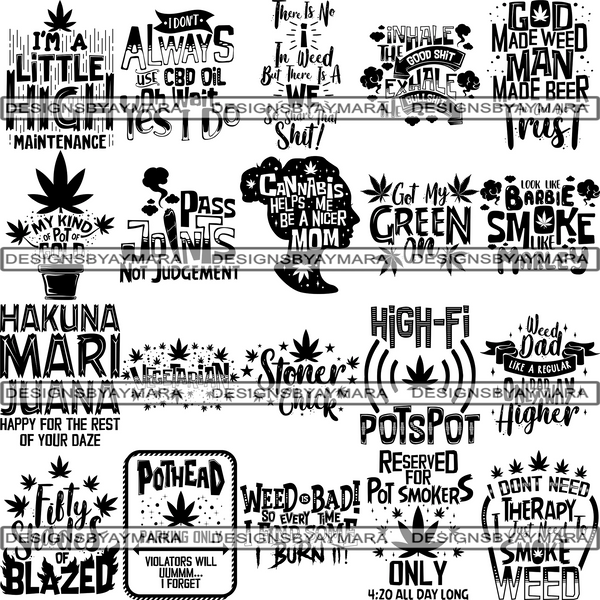 Mega Bundle 1000+Ganja Designs Mary Jane 420 Grass Weed Marijuana Cannabis Pot Blunt Joint Herbs Deigns Sublimation SVG PNG JPG Cutting Files  SVG PNG JPG Cutting Designs Silhouette Sublimation Designs