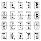 Bundle 20 Ace King Man Royalty Blackjack Casino Card Game Attractive Black Man Bearded Hipster Male Guy Hombre Macho Manly SVG Files For Cutting