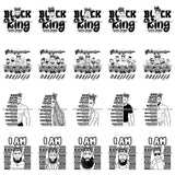 Bundle 20 Afro Black King Man God Says You Are Handsome Men Melanin African American Male PNG JPG SVG Cutting Files For Silhouette Cricut and More!