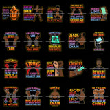 Bundle 20 Designs Brake The Chain Life God Quotes SVG PNG JPG Cut Files For Silhouette Cricut and More!