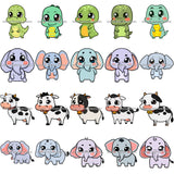 Bundle 20 Cute Animals Cartoon Cow Elephant Dragon Characters Kids Children Room Decoration Birthday Party Fantasy Fairytale SVG JPG PNG Vector Clipart Cricut Silhouette Cut Cutting