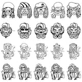 Bundle 20 Rasta Lion Smoking Bong Gangster Money Talks SVG JPG PNG Vector Designs Clipart For Cricut Silhouette Cut Cutting and More!