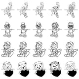 Bundle 20 Cute Lion Basketball Player Heart Fashion Gangster Animal SVG JPG PNG Vector Designs Clipart For Cricut Silhouette Cut Cutting and More!