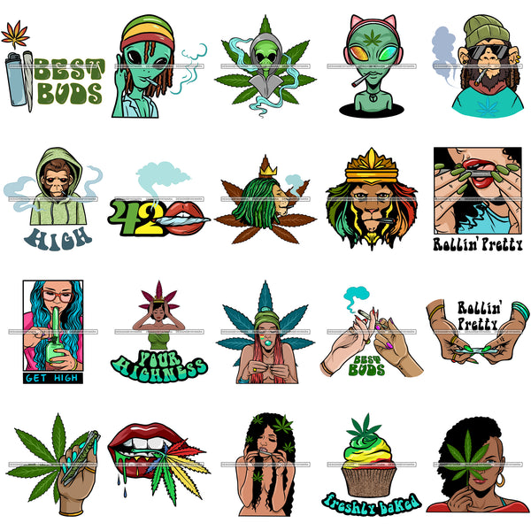 Mega Bundle 1000+Ganja Designs Mary Jane 420 Grass Weed Marijuana Cannabis Pot Blunt Joint Herbs Deigns Sublimation SVG PNG JPG Cutting Files  SVG PNG JPG Cutting Designs Silhouette Sublimation Designs