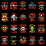 Bundle 20 Halloween Trick Or Treat Scary Horror Holiday Spooky Mystery Creepy Graphics SVG Cutting Files For Silhouette Cricut and More