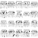Bundle 20 Hermanas Primas Cousins Black Sistas Best Friends Afro Women Melanin Family SVG JPG PNG Vector Clipart Cricut Silhouette Cut Cutting