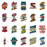 Bundle 20 Hustle Money Maker Hustling Grind Savage Life Quotes SVG PNG JPG Cutting Files For Silhouette Cricut and More!