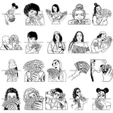 Bundle 20 Gangster Hustler Hustling Hustle Woman 100 Dollar Bill Showing Up Stacks Money Savage Street Hipster Girl PNG JPG SVG Cutting Files For Silhouette Cricut and More!