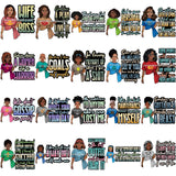 Bundle 20 Afro Lola Life Quotes Fashion Model Beauty Stylish Trendy Girl Glamour Vogue .SVG Clipart Vector Cutting Files For Silhouette Cricut and More!