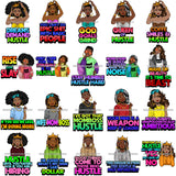 Bundle 20 Afro Lola Mom Wife Boss Lady Hustle Life Quotes .SVG Cutting Files For Silhouette Cricut and More!