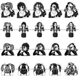 Bundle 20 Afro Lola Middle Finger Fashion Diva .SVG Cut Files For Silhouette Cricut and More!