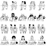 Bundle 20 Melanin Mommy Happy Mother's Day Child Love Boy Girl Queen Princess SVG JPG PNG Vector Clipart Cricut Silhouette Cut Cutting