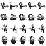 Bundle 20 Afro Gangster Hustler Lola Holding 100 Dollar Bill Showing Up Money Stacks Savage SVG Cutting Files For Silhouette Cricut and More!