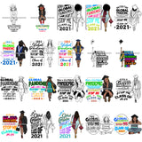 Bundle 20 Even A Global Pandemic Couldn't Stop Me Class 2021 Graduation Cap Woman Success Achievements Education College Ceremony Student Graduate SVG PNG JPG Cutting Files For Silhouette Cricut and More!