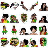 Bundle 20 420 Cannabis Hashish Weed Leaf Grass Marijuana Dispensary Mary Jane Hemp Pot Joint Blunt Stoned High Life SVG Cutting Files