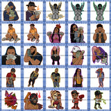 Bundle 25 Gangster Angel Hustler Mafia Man Grind Hustler Melanin Woman SVG PNG JPG Cut Files For Silhouette Cricut and More!