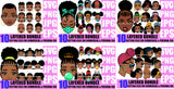 Special Bundle 60 Afro Woman SVG Hot Selling Designs Black Girl Magic Melanin Popping Hipster Girls SVG JPG PNG Layered Cutting Files For Silhouette Cricut and More