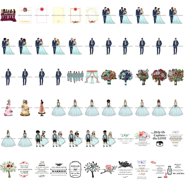 Super Bundle 66 Married Lovely Couple Wife Husband Marriage Happy Wedding Romantic Celebration Engagement Bride Groom SVG Cutting Files